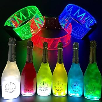 Amazon.co.jp: ［LEDブレスレット6個付き］【LED付き】光る